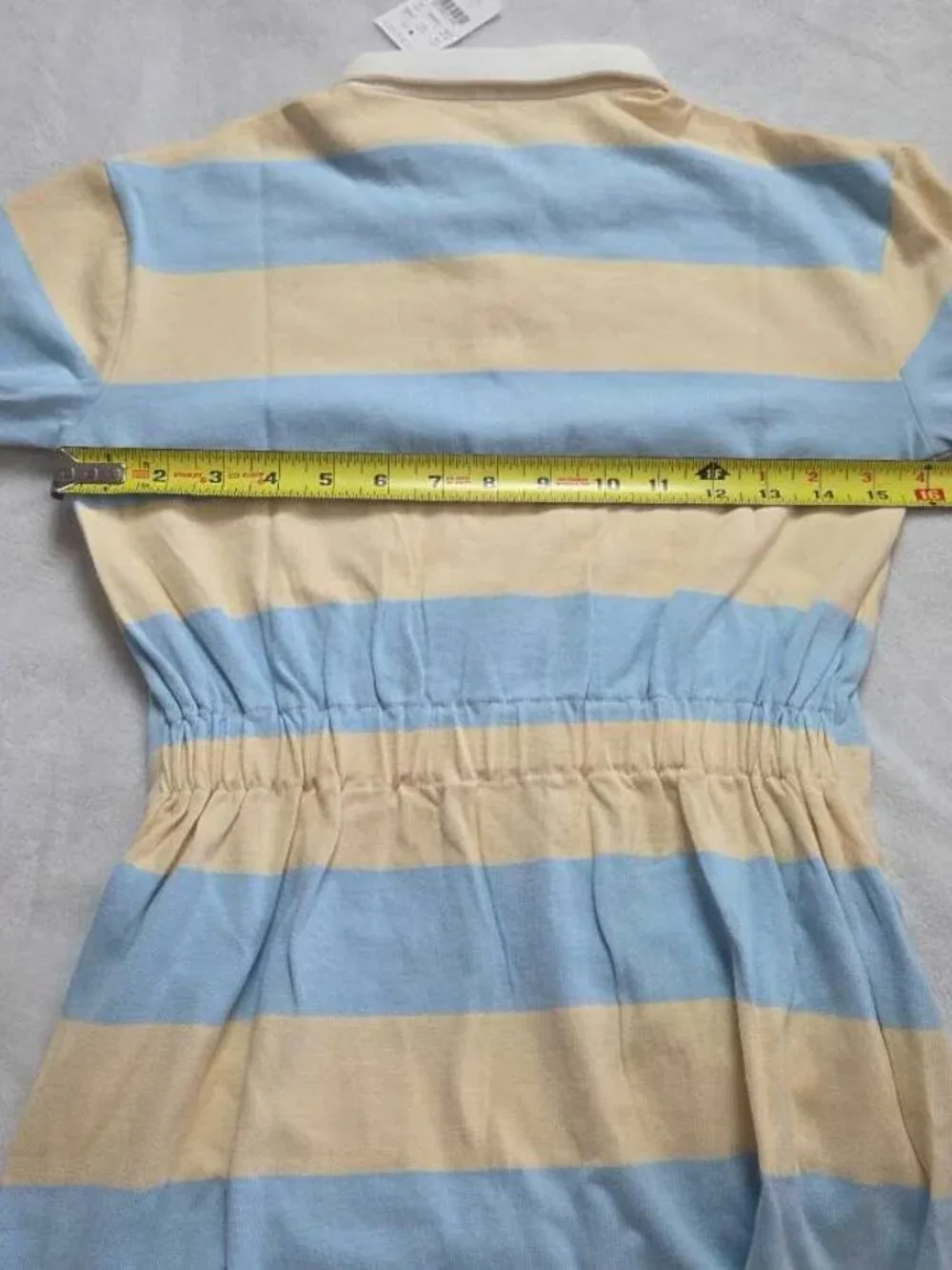 New girl's 10 J.Crew Crewcuts junior varsity rugby polo shirt dress